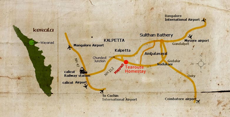 homestay Route Map